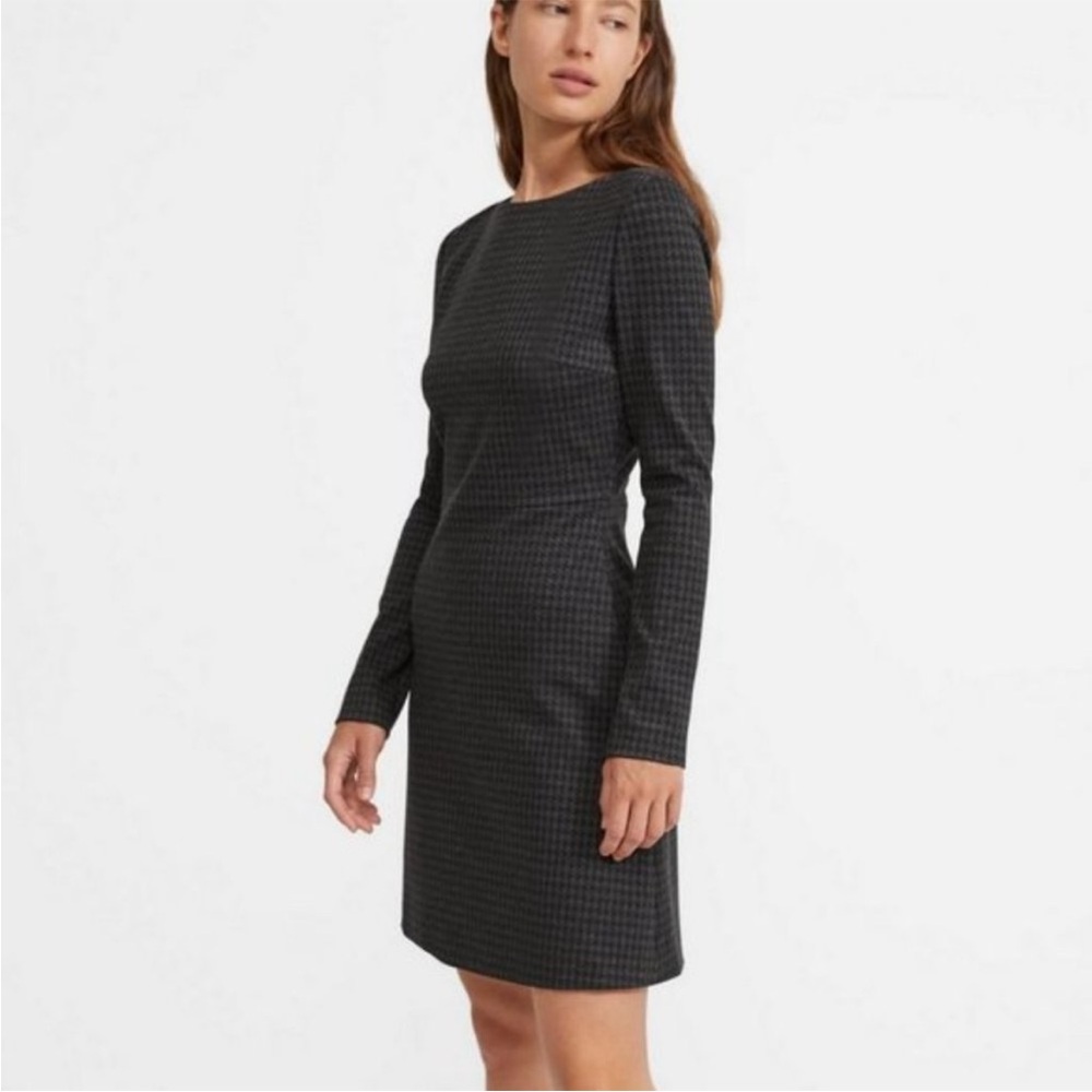 Theory Kamillina houndstooth dress